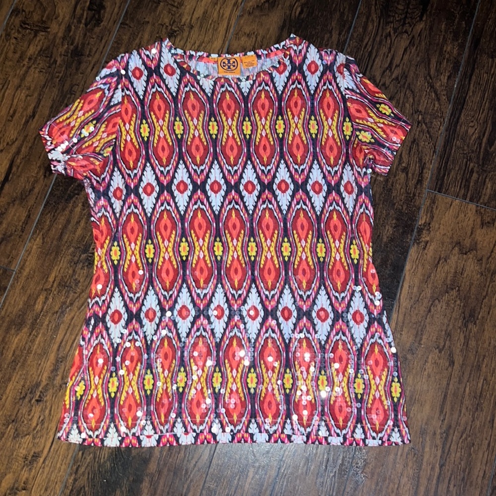Tory Burch Sequin Top